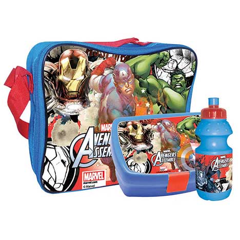 Avengers Assemble Water Canteen & Lunch Box Set £7.99